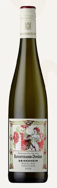Вино Bassermann-Jordan Deidesheim Riesling Trocken Бассерман-Йордан Дайдесхайм Рислинг  2016 750 мл