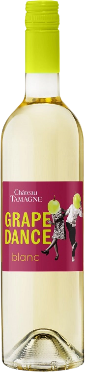 Вино  Chateau Tamagne Grape Dance Blanc  Шато Тамань Грэйп Дэнс  белое полусухое  750 мл