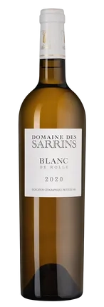 Вино Chateau des Sarrins  Domaine des Sarrins Blanc de Rolle 2020 750 мл 13%