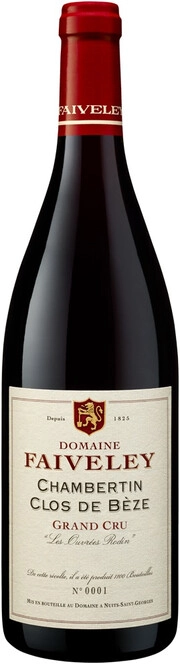 Вино Faiveley Chambertin Clos de Beze Grand Cru Les Ouvrees Rodin 2019 750 мл 14%