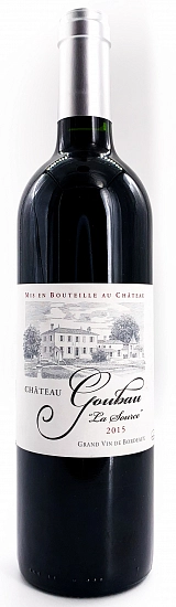 Вино  Château Goubau La Source Castillon Cotes de Bordeaux  Шато Губо  Ля Сурс Кот де Кастильон красное сухое 2015 750 мл