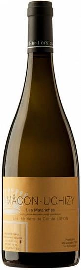 Вино Les Heritiers du Comte Lafon Macon-Uchizy AOC  Les Maranches Ле Эритье дю Конт Лафон Макон-Юшизи  Ле Маранш 2017 750 мл