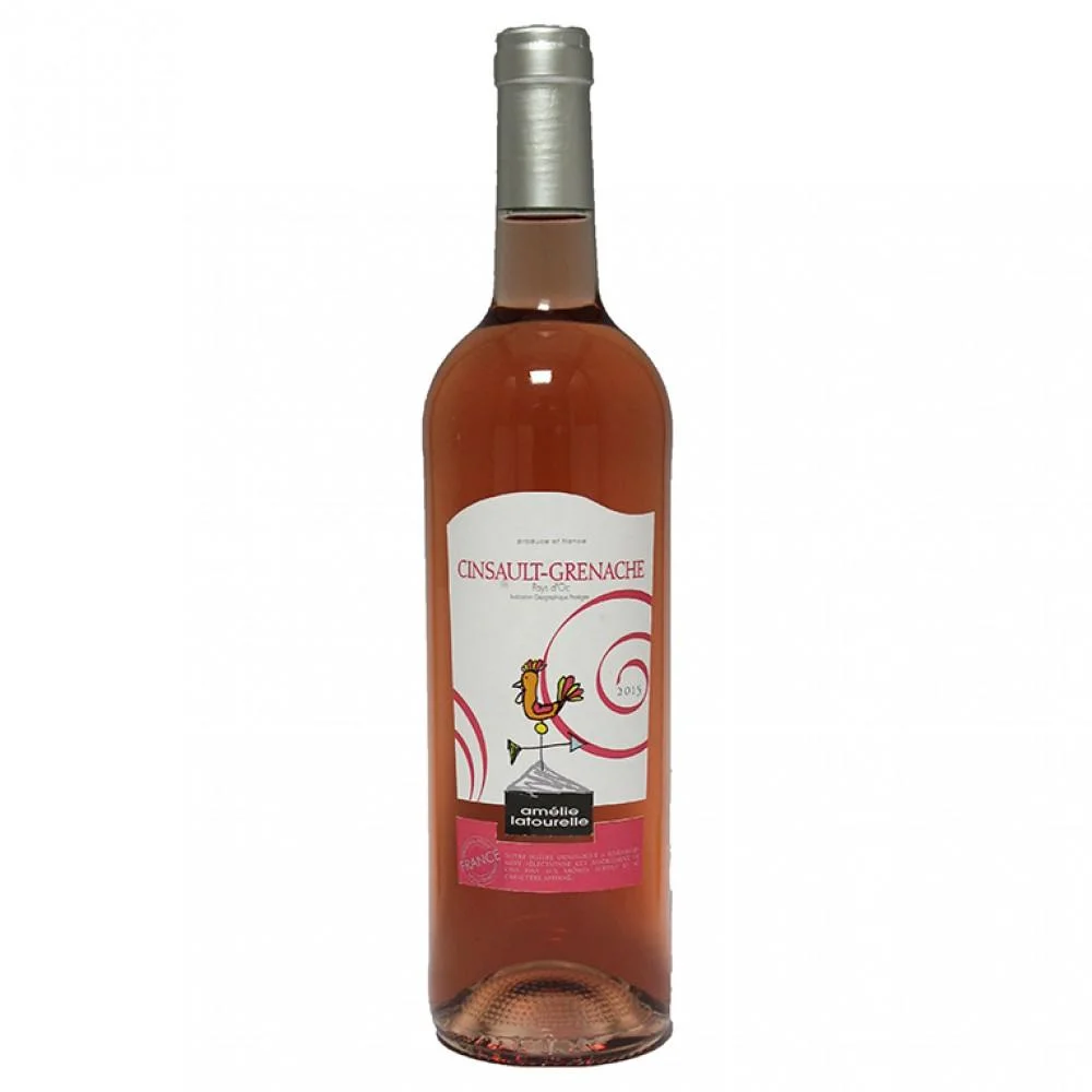 Вино  Amelie Latourelle  Сinsault-Grenache Амели Лятурель  Сенсо-Гренаш   2017 750 мл