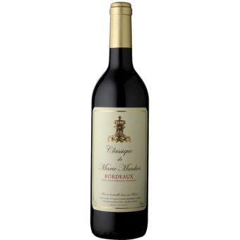 Вино Classique de Marie Manhes Bordeaux AOC red dry  750 мл