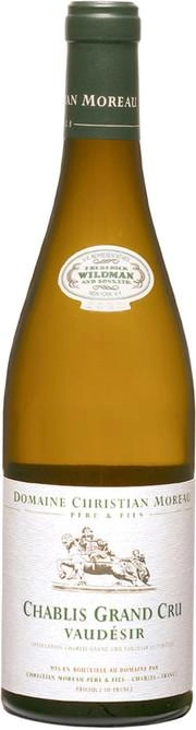 Вино Christian Moreau Chablis Grand Cru Vaudesir  2017 750 мл
