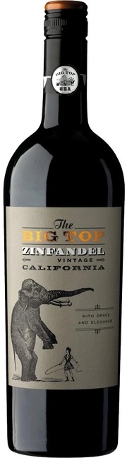 Вино  Boutinot The Big Top Zinfandel Red   Бутино  Зе Биг Топ Зинфандель 2020 750 мл