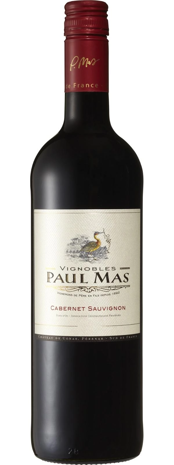 Вино  Paul Mas  Classique Cabernet Sauvignon   2018  750 мл