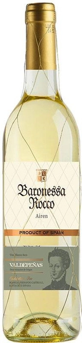 Вино Baronessa Rocco Airen   Seco  La Mancha DO dry white  750 мл