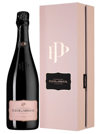 Шампанское Fleur de Miraval Exclusivement Rose  gift box 2016 750 мл