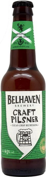 Пиво Belhaven Craft Pilsner  Белхавн Крафт Пилснер 330 мл