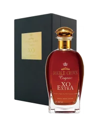 Коньяк Domaines Francis Abecassis Double Crown XO Extra Petite Fine Champagne decanter & gift box Домен Фрэнсис Абекассис Дабл Краун XO Петит Фин Шампань Экстара декантер в подарочной упаковке 700 мл