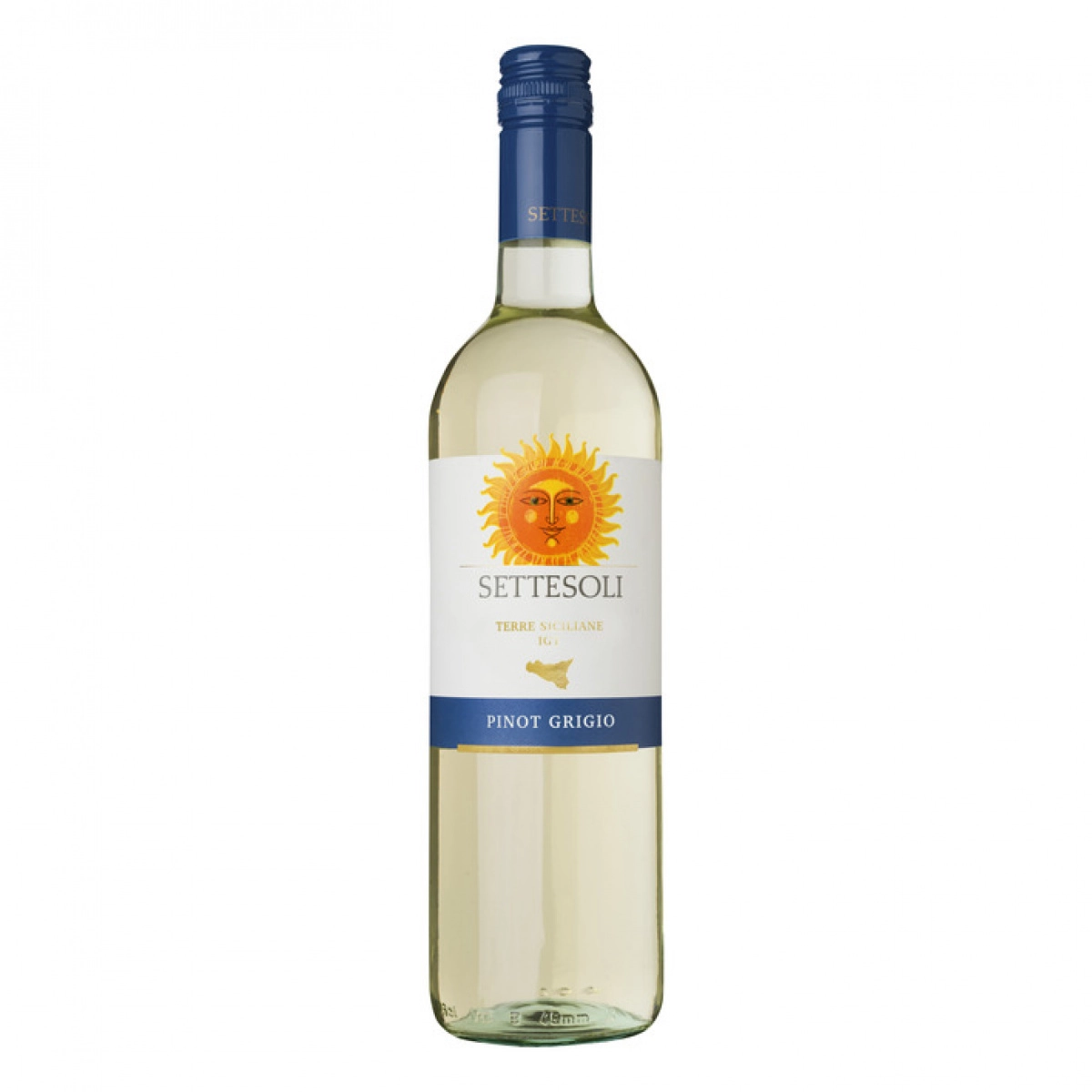 Вино Settesoli Pinot Grigio Terre Siciliane IGT Сеттесоли Пино Гриджио Терре Сичилиане  белое сухое 750 мл