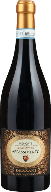 Вино Dezzani Appassimento Rosso-Passito Piemonte  2015 750 мл