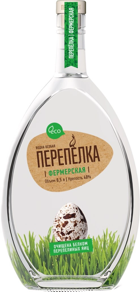 Водка Первый Купажный Завод Перепёлка Фермерская 500 мл