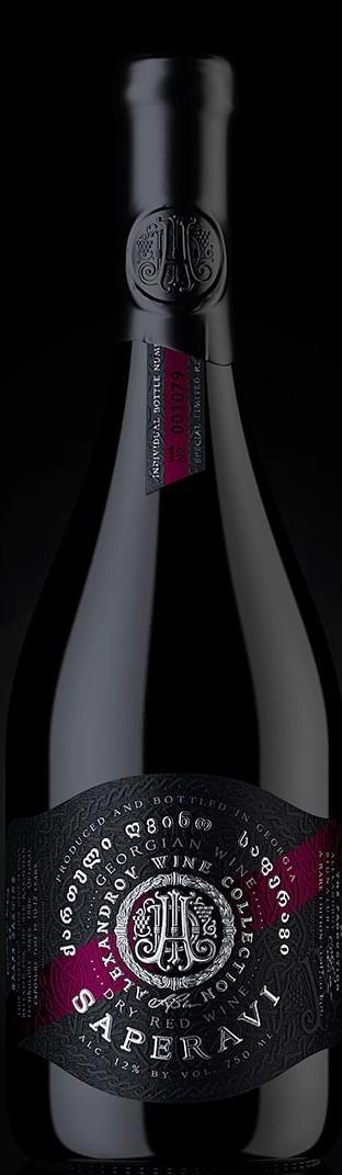 Вино Коллекция вин Александрова Саперави 2023 750 мл