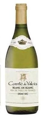 Вино Comte de Valois White semi dry 750 мл
