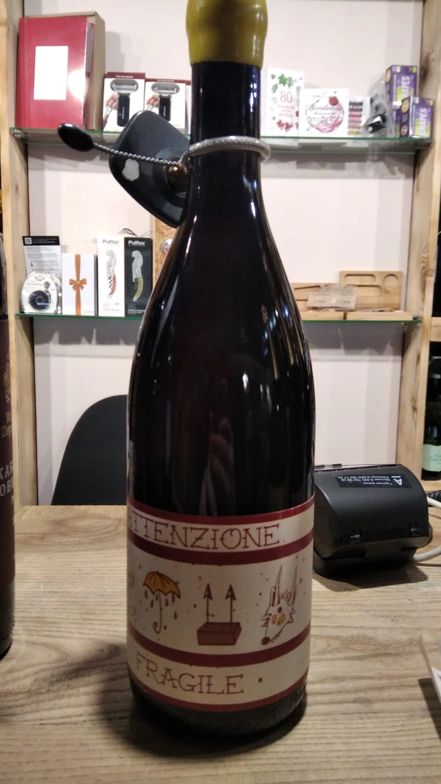 Вино Attenziona Fragile Toscana Rosso red dry 2021  750 мл