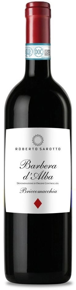 Вино Roberto Sarotto  Barbera D' Alba Briccomacchia   Роберто Саротто   Барбера  Д' Альба Бриккомакия  750 мл