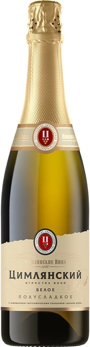 Игристое вино Tsymlyanskoe Reserve white semi-sweet  750 мл