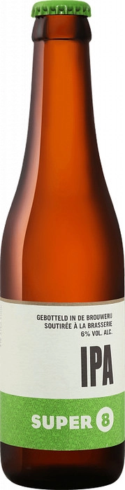 Пиво Super 8 India Pale Ale Brasserie Haacht СУПЕР 8 ИНДИА ПЕЙЛ ЭЛЬ БРАССЕРИ ХААХТ 330 мл