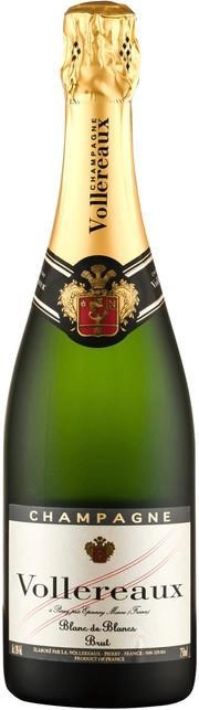 Шампанское Vollereaux Blanc de Blancs Brut Champagne AOC 750 мл