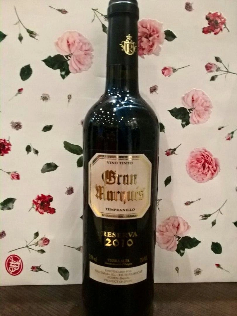 Вино Gran Marques Tempranillo Reserva 2010 750 мл
