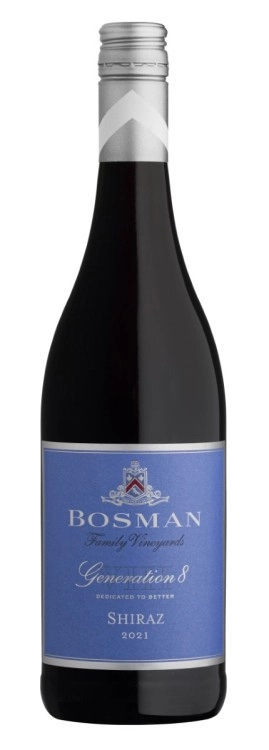 Вино  Bosman Generation 8 Shiraz   Босман Дженерейшн 8 Шираз  2023 750 мл 13 %