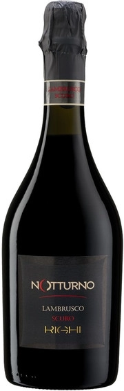 Игристое вино красное  Righi   Noturno  Scuro Lambrusco  Emilia IGT   750 мл