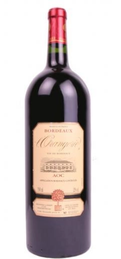 Вино Chateau de l'Orangerie Bordeaux AOC red 2014 750 мл 12,5%