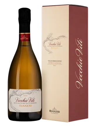 Игристое вино Ruggeri Vecchie Viti Valdobbiadene Prosecco Superiore gift box  2024  750 мл  