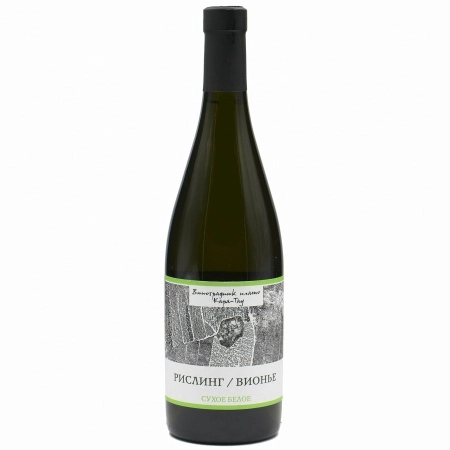 Вино  Кара-Тау  Рислинг - Вионье  2021  750 мл 12.5 %