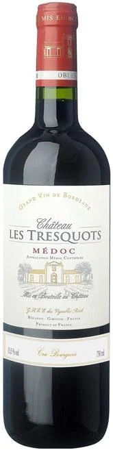Вино  Gaec des Vignobles Reich     Château les Tresquots Шато ле Треско 2012 12.5% 0.75