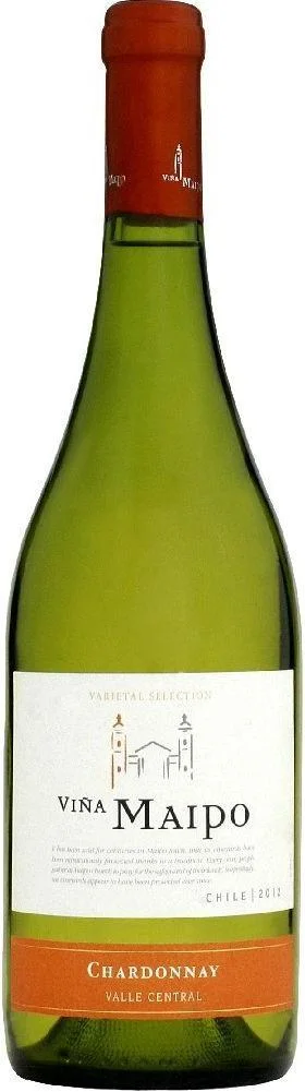 Вино Vina Maipo, Chardonnay, Винья Майпо, Шардонне, 2011, 0.75 л