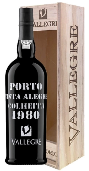 Портвейн Vista Alegre Сolheita деревянная упаковка 1980  750 мл 21%