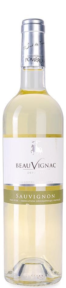 Вино Les Costieres de Pomerols IGP Pay d'OC Beauvignac Sauvignon Ле Костьер де Помроль IGP Пэй д'Ок Бовиньяк Совиньон 2015 750 мл