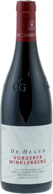 Вино Weinhaus Heger  Ihringer Vorderer Winklerberg Spatburgunder GG  Вайнхауз Хегер  Ирингер Вордерер Винклерберг Шпетбургундер ГГ 2015 750 мл  13,5%