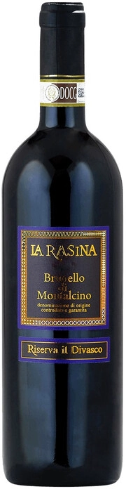 Вино Brunello di Montalcino Riserva DOCG IL Divasco  2012 750 мл