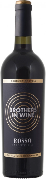Вино  Brothers in Wine  Rosso Salento IGT   Бразерс ин Вайн   Россо Саленто  750 мл
