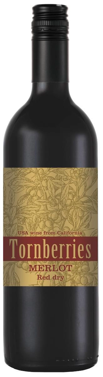 Вино  Tornberries  Merlot     750 мл