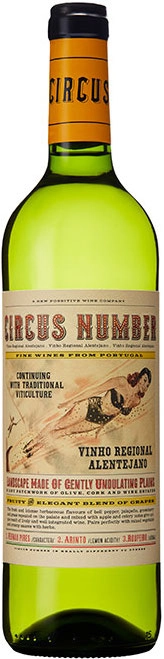 Вино  Circus Number Alentejo Branco Циркус Намбер Алентежану Бранку 2019 750 мл