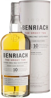 Виски BenRiach  The Smoky Ten 10year 700 мл