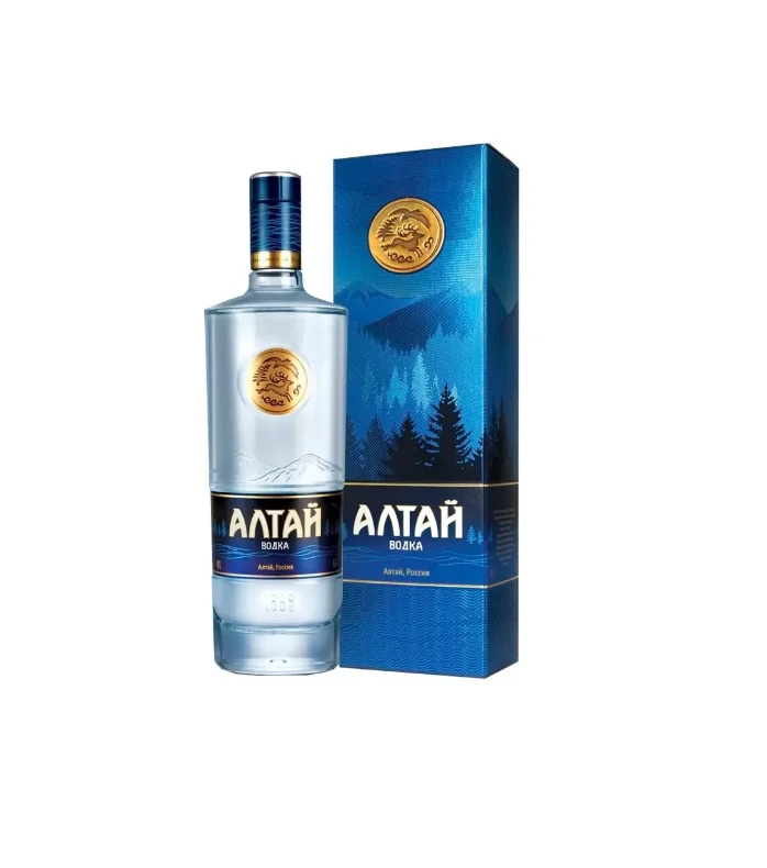 Водка Алтай в подарочной коробке 3000 мл