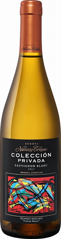 Вино Вodega Navarrо Correas Coleccion Privada Sauvignon Blanc  Mendoza DO  Бодега Наварро Корреас Колексьон Привада  Совиньон Блан 2020 750 мл