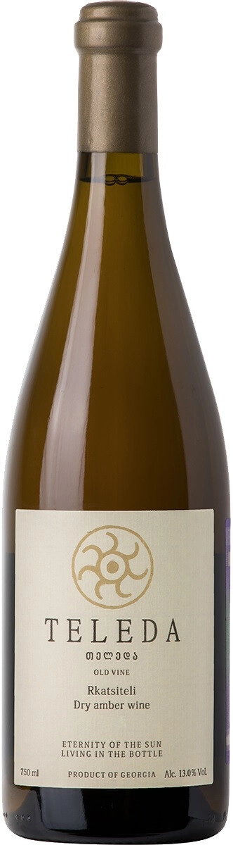 Вино Teleda Rkatsiteli Dry Amber Теледа Ркацители 2019  750 мл 13%