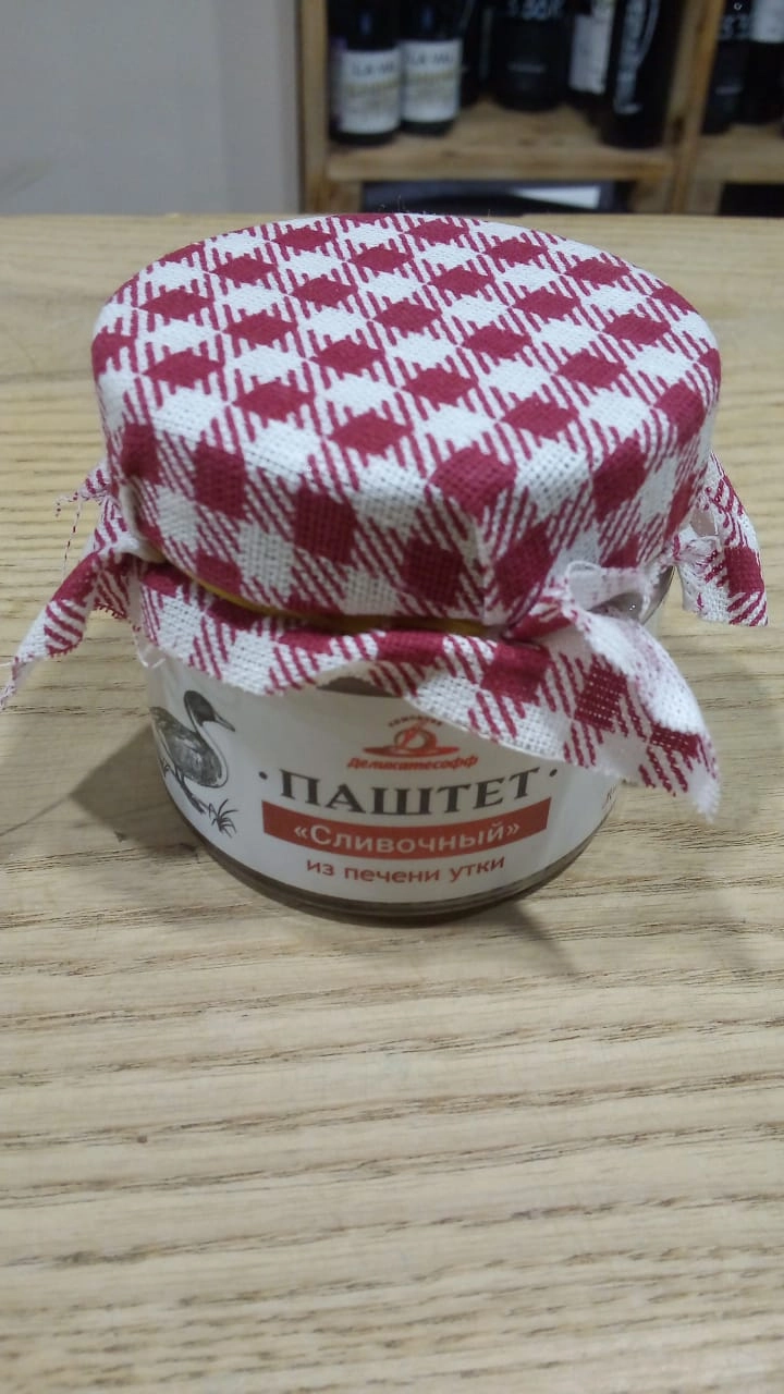Паштет Деликатесофф Из печени утки Сливочный 100гр