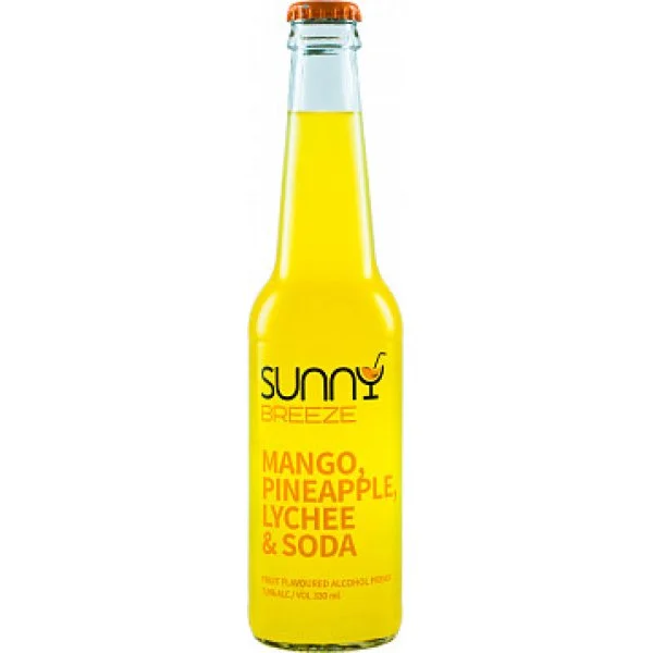 Напиток  слабоалкогольный  Sunny Breeze  Сани Бриз  Манго, ананас, личи   330 мл