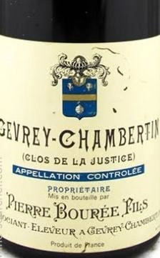 Вино Pierre Bourée Fils Gevrey-Chambertin Clos de la Justice Monopole  AOC Пьер Бури Фис Жевре-Шамбертен Кло де ля Жюстис 2007 750 мл