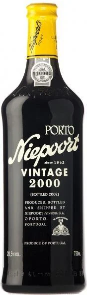 Вино Niepoort Vintage Port 2000 Нипорт Винтаж Порт нефильтрованый 2000 750 мл