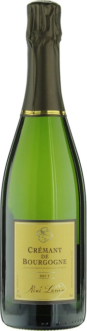 Вино Rene Lamy Brut Cremant de Bourgogne AOC Рене Лами Брют Креман де Бургонь 2018 750 мл