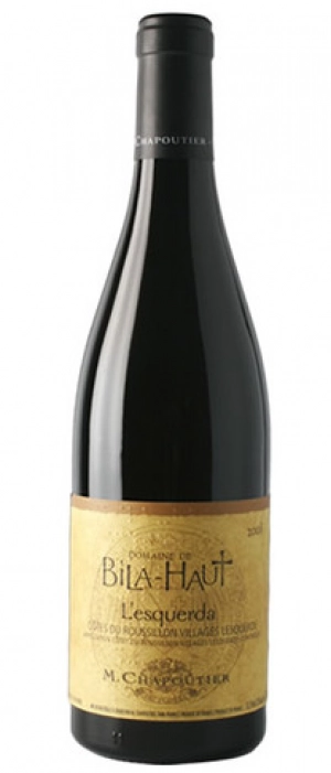 Вино M. Chapoutie Bila-Haut L'Esquerda Cotes du Roussillon Villages Lesquerdes AOC  М. Шапутье Била-О Л'Эскерда Кот дю Руссильон   2016  750 мл